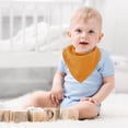 thumbnail image 2 of 6pcs Drooling Apron Adjustable Breathable Cotton Bib Burp Cloths Nursing Bib Feeding Bib for Infant Toddler, 2 of 4