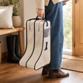 thumbnail image 5 of TACILIP Shoe Storage, 1PC Non-Woven Fabric Boots Storage Organizer Bag Short And Tall Two Sizes Dirt Proof Boot Cover With Visual Window And Carry Handle For Closets Storage Travel Use, Home Gifts, 5 of 6