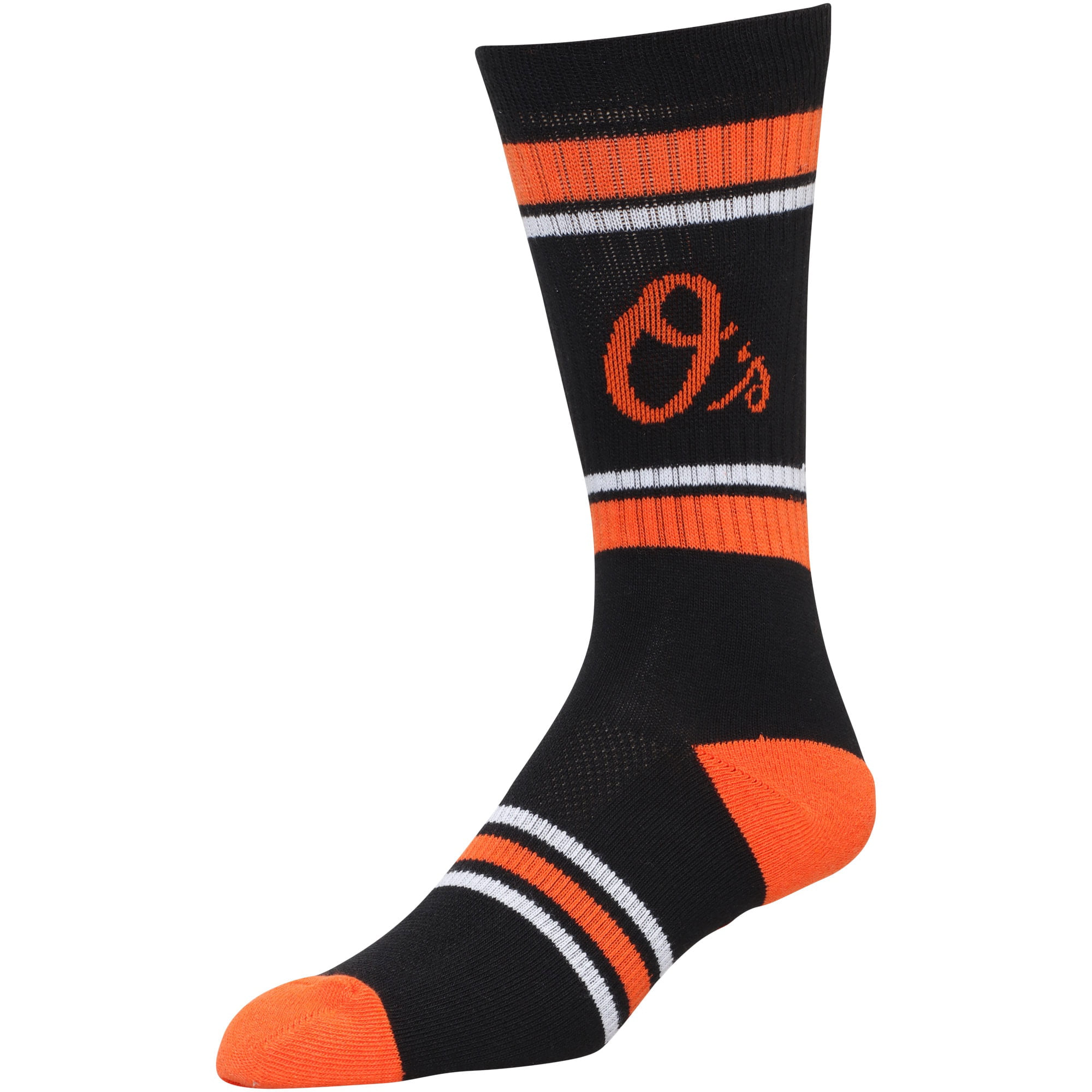 PKWY Unisex 1-Pack Orioles Crew Socks 