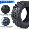 thumbnail image 4 of Ladcaser 26x9-14 6PR ATV UTV Tires All Terrain TL KNIGHT Trail Sand Mud Off-Road Tires AT26x9-14 6-Ply PR Tubeless, Set of 2, Black, 4 of 6