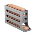 thumbnail image 1 of Big Closet Organizers Refrigerator Side Door Eggs Storage Box Refrigerator Drawer Side Door Sliding Special Eggs Holder Proof-Collision Kitchen Refrigerator Eggs Storage Fresh, 1 of 6