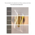 thumbnail image 2 of Modern Wall Sconce Dimmable LED Spiral Flow Design for Living Room Bedroom Hallway, 2 of 6