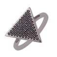 thumbnail image 2 of Stackable Round Black Spinel Gemstone 925 Sterling Silver Women Valentines Day Gifts Ring US-8.5, 2 of 3