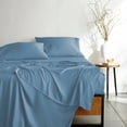 thumbnail image 3 of Super soft and silky 100% Viscose from Bamboo Hypo Allergenic Cooling Pillowcases, Blue, Pair of Standard Pillowcases, 3 of 5