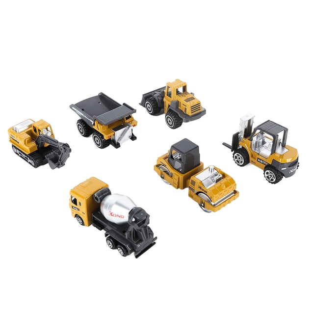 Mini camión de construcción, 6 piezas 1:64 Vehículo de construcción Vehículo de construcción Vehículo de construcción Automóvil Tecnología innovadora