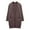 Coffee, variant on Women's Knit Cardigan Long Open Front Sweater Soft Loose Fit Solid Color Outwear Cozy Fall Winter Fashion