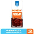 thumbnail image 4 of (3 pack) Dunkin’ Cold Ground Coffee, 10 oz Bag, 4 of 16