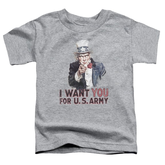 Army - I Want You - Toddler Short Sleeve Shirt - 3T