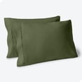 thumbnail image 1 of Bare Home Pillowcase Set - Premium 1800 Collection - Double Brushed - Ultra Soft - King Size, Cypress, 2 Count, 1 of 7
