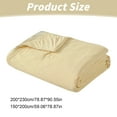 thumbnail image 3 of 59x79IN Cooling Blankets for Hot Sleepers Plush Throw Blankets Summer Blanket Comforter Cotton Air Conditioning Quilt Lightweight Summer Cold Thin Blankets for Women Portable Throw Blankets, 3 of 7