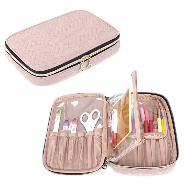 Funda de transporte Yarwo para herramientas Cricut, bolsa organizadora de 25 x 15 x 5 cm