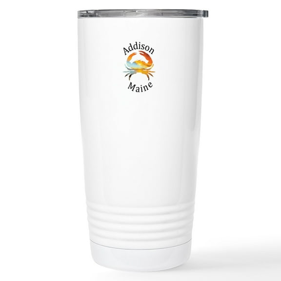 CafePress - Addison Maine Mugs - Insulated Stainless Steel Travel Tumbler 20 oz.