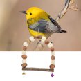 thumbnail image 4 of Bird Chewing Swing, Decorative Boredom Relief Parrots Swing Toy Rattan Ball  For Cockatiel For Lovebird S,L, 4 of 8