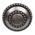 thumbnail image 4 of GlideRite 1-3/8 in. Round Double Ring Beaded Cabinet Knob, Weathered Nickel, Pack of 25, 4 of 5