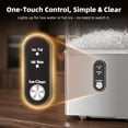 thumbnail image 6 of FREE VILLAGE Nugget Ice Makers Countertop,Pebble Ice Maker Machine with Soft Chewable Ice,35lbs/24H,Self-Cleaning,One-Click Operation,Stainless Steel, Crushed ice Maker for Home Kitchen Office, 6 of 9