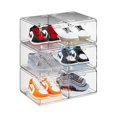 thumbnail image 1 of Organizador de Zapatos de Acrilico. Sneaker Box Apilable para Calzado. Zapatera de Alta Resistencia Ideal para Tenis Sneakers. Shoe Boxes. (6), 1 of 7