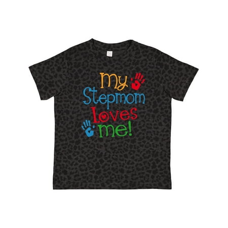 

Inktastic My Stepmom Loves Me Outfit Gift Toddler Boy or Toddler Girl T-Shirt