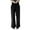 Black, variant on Baseball Pants Women's Pants Oversized Thin Wide Leg Pants High Waisted Casual Loose Straight Leg Cotton and Linen Pants Capris Pants Female Long Pant Style H163 Beige M