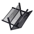 thumbnail image 2 of Escurridor de platos de 2 niveles, gran capacidad, plegable, para cocina, color negro, 2 of 14
