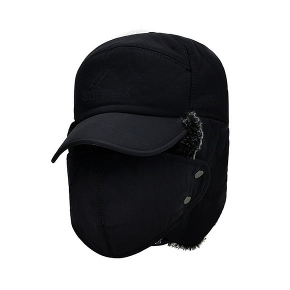 Men Women Faux F-ur EarHat Cap Winter Ski Trooper Trapper