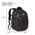 thumbnail image 2 of High Sierra Xbt, Daypack Backpack, Black, International Carry-On, 2 of 6