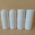 thumbnail image 4 of 48 pcs  50ML Plastic Roller Bottles for Essential Oils Empty Refillable Roll on Bottles Reusable Leak-Proof DIY Deodorant Containers with Plastic Roller Ball(White), 4 of 6