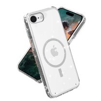 Magnetic for iPhone 16e Case [Compatible with Magsafe] Translucent Matte Slim Thin Shockproof Anti-Yellow Women Men Protective Rugged Hybrid Phone Cover For iPhone 16e,A