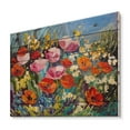 thumbnail image 2 of Designart 'Colorful Spring Poppies In Field' Traditional Print on Natural Pine Wood, 2 of 5