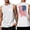 White, variant on 4th of July Shirts for Men Muscle Tank Tops Sleeveless Graphic American Flag Beach Hawaiian T-Shirts