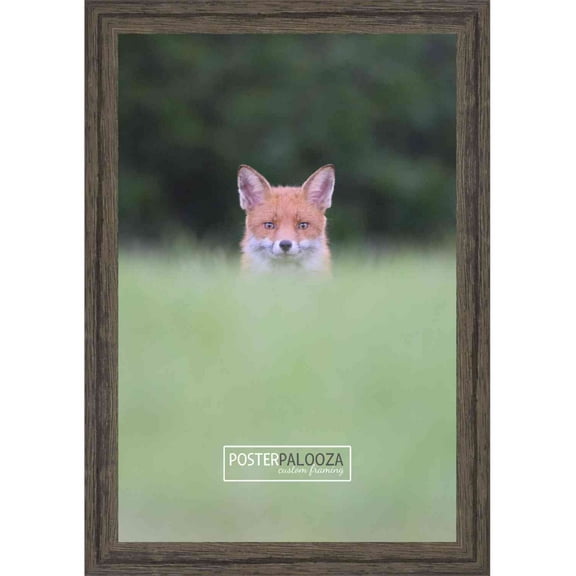 24x48 Frame Dark Wood Rustic - Wood Picture Frame - Solid Wooden Photo Frame Includes UV Acrylic, Foam Board Backing, & Hanging Hardware Poster Frame 24 x 48 Photo frame
