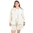 thumbnail image 1 of Set de lino camisa y short Roman Fashion /Tallas Extras, 9103 (Arena) beige 42, 1 of 6