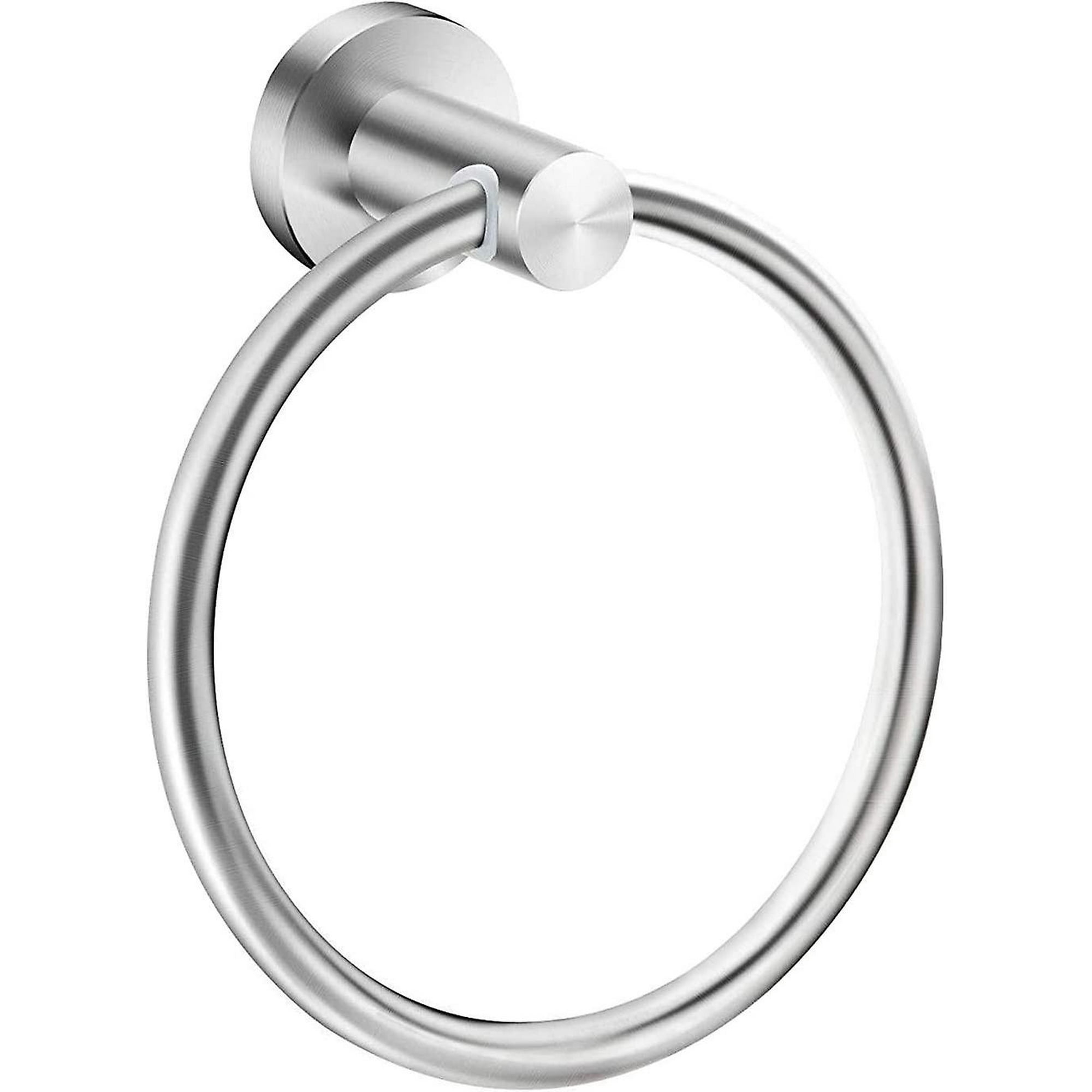 Black Towel Ring Hand Towel Holder For Bathroom Hand Towel Racks Wall Mount  Bathroom Hardware Simple Round Towel Hanger Sus 304 Stainless Steel |  Walmart Canada