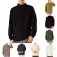 thumbnail image 6 of Dvprdro Mens Stand Collar Sweatshirts Loose Fit Solid Long Sleeve Pullover Casual Fashion Shirts, Sizes M-4X, 6 of 6