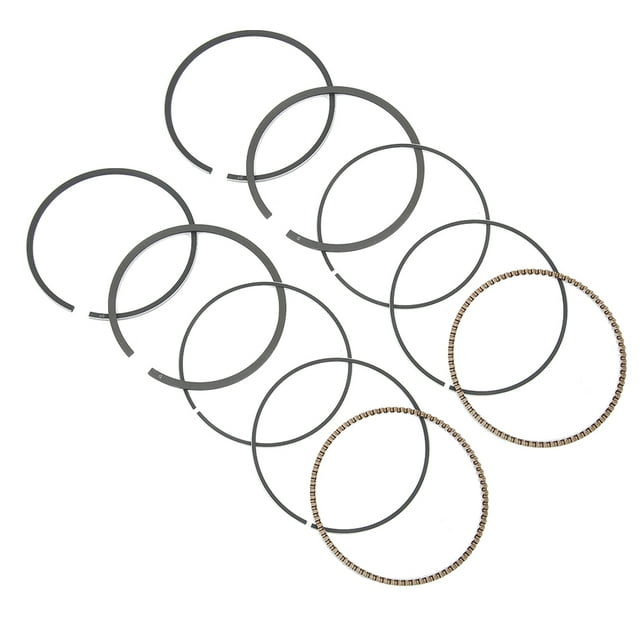 Gasoline Piston Ring,2 Set Gasoline Engine Piston Ring Piston Ring Replacement Quality You Can Trust