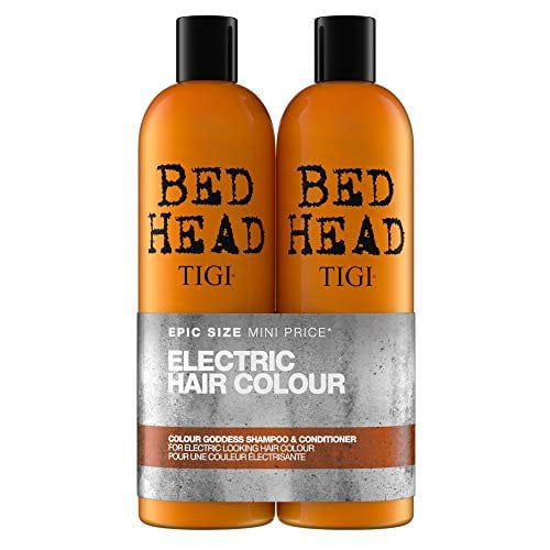 Bed Head By TIGI Colour Goddess Shampoo And Conditioner For Coloured Hair 25.35 Fl Oz 2 Count, Clean
