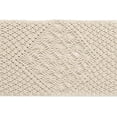 thumbnail image 3 of · REDEARTH · Macrame Table Runner-Hand Woven Exquisite Artisan Made Boho Decorative Table Linen for Dining Table, Coffee Table, Console, Dresser; 100% Cotton (13"x86"; Natural), 3 of 4