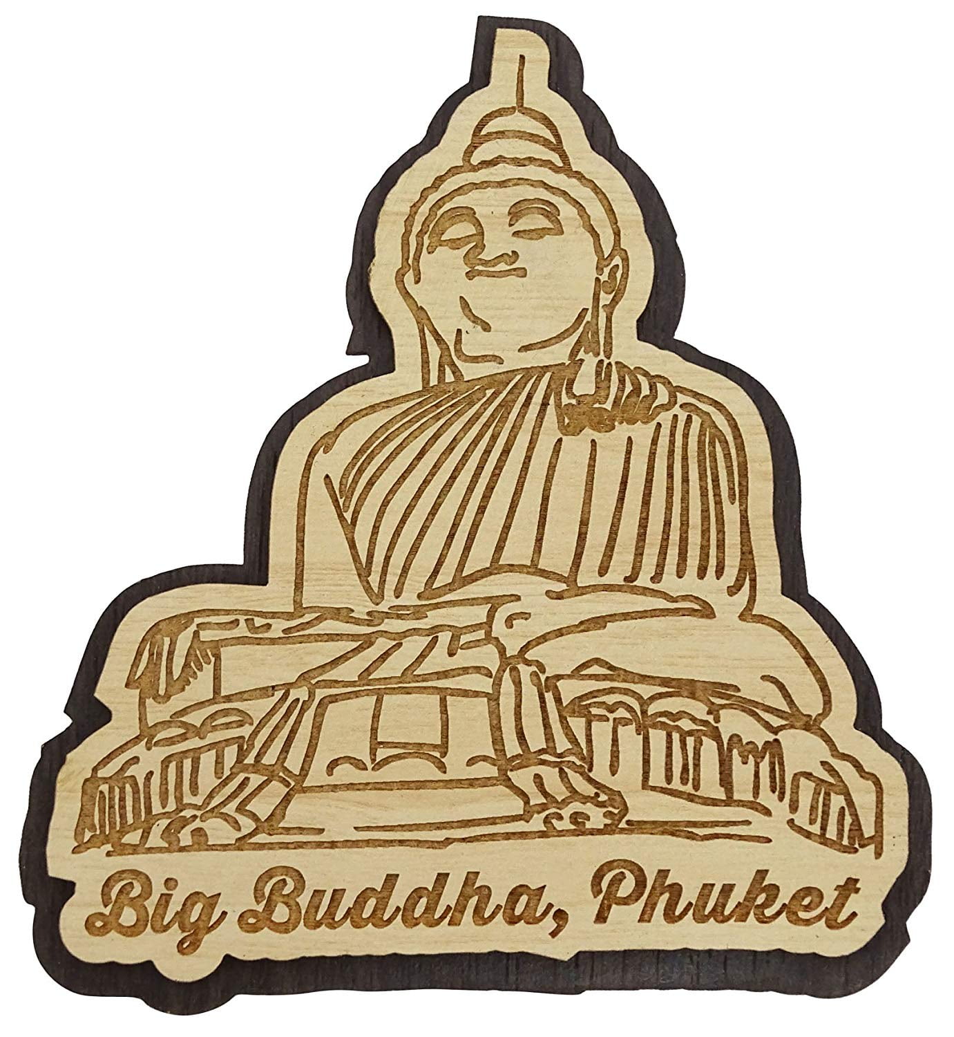 Printtoo Bienvenue Aux Souvenirs De La Thailande Graves En Bois