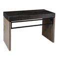 thumbnail image 2 of SEI Furniture Hapsford Engineered Wood Writing Desk in Black/Natural, 2 of 9