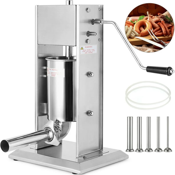 VEVOR Manual Sausage Stuffer Maker 3L Capacity Two Speed Vertical Meat