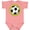 Mauve, variant on Inktastic Soccer Ball Sports Gift Boys or Girls Baby Bodysuit