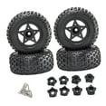 thumbnail image 2 of yotijay 4 Pieces 1/8 1/10 RC Car Tires Replacement High Performance DIY Upgrade RC Spare black, 2 of 9