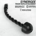 thumbnail image 2 of Synergee Tricep Rope Universal Cable Machine Attachment. Available in Single or Dual-Ended Rope with Rubber Stoppers for Pulldowns, Presses, Curls and Extensions., 2 of 6