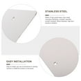 thumbnail image 4 of KAKOWELY 2pcs Outlet Cover Stainless Steel Wiring Application Electrical Panel Cover,4.72"X4.72"X0.04", 4 of 4