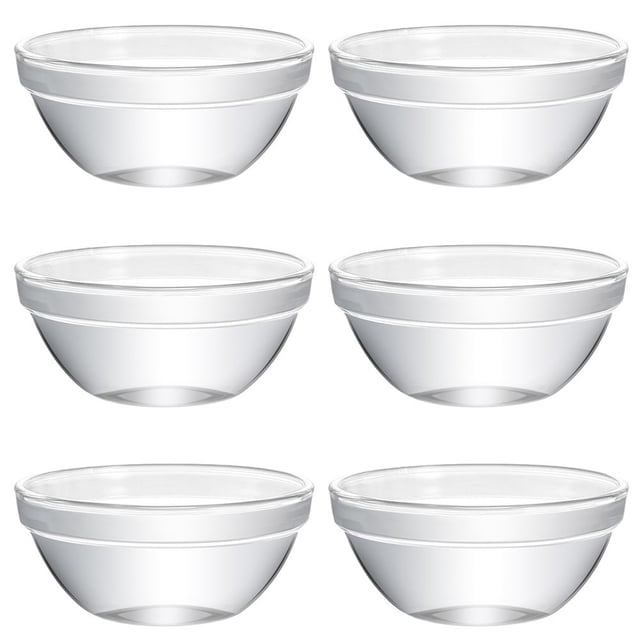 Bowl Glass Bowls Mini Small Nut Snack Prep Appetizer Dessert Side Dish Pudding Salad Ramekins Dipping Tiny Jelly