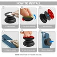 thumbnail image 3 of 9 Pack Sticky Adhesive Replacement for Socket Mount Base, 35mm VHB 3M Sticker Pads for Collapsible Grip, 3 of 7