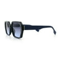 thumbnail image 6 of Womens Geometric Octagonal Classy Plastic Designer Fashion Sunglasses [Black Navy - Navy], 6 of 7