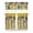 cfcl-291, variant on Rustic Boho Kitchen Curtains 36 Inch - 3 Panel Vintage Floral Set with Blooming Wildflowers, Farmhouse Rod Pocket Window Treatment for Spring Summer Season