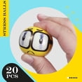 thumbnail image 2 of 20 piezas de pelotas de juguete antiestrés, pelota para lanzar, pelota para apretar para niños, adultos, bolsas de fiesta, regalos de fiesta de cumpleaños para niños, pelota de aplastamiento de, 2 of 7
