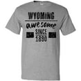 thumbnail image 3 of Inktastic Wyoming Awesome Since 1890 T-Shirt, 3 of 5