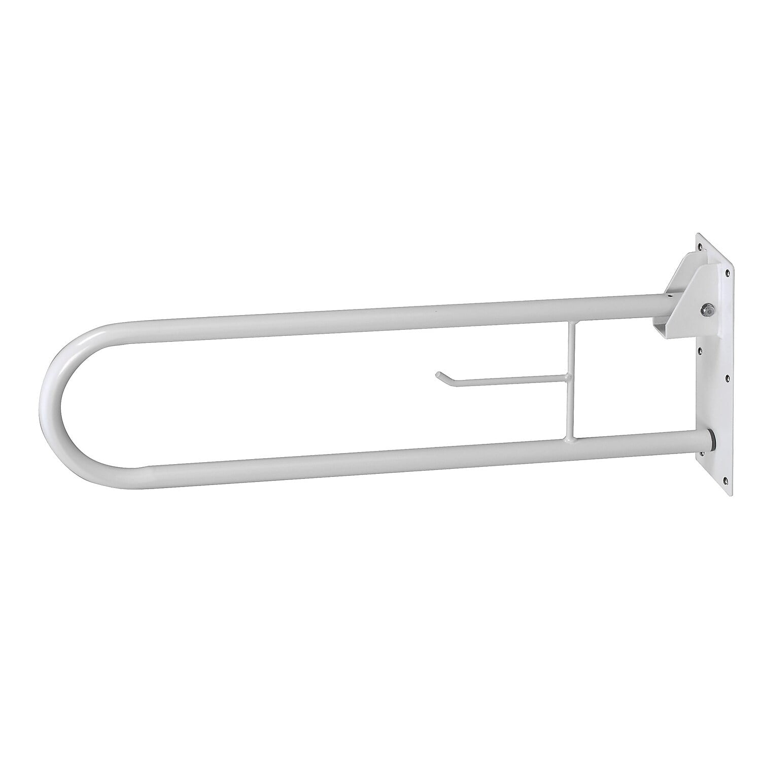 Concealed Wall Mount Grab Bar, 30" L, Steel, Powder Coated 522-3700-1700